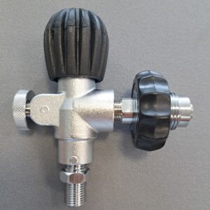 VENTIL ZA POLNJENJE JEKLENK DIN - 1/4 232BAR Z IZPUSTOM